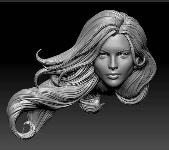 CUSTOM ZATANNA HEADSCULPT  | 3D