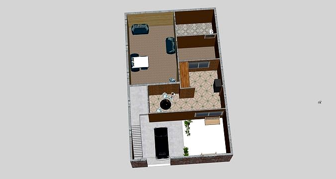 5 MARLA HOUSE WITH ALL FURNITURES  | 3D