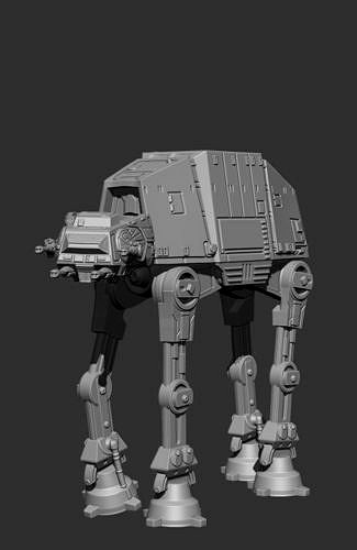 AT-AT Walker Solid version | 3D