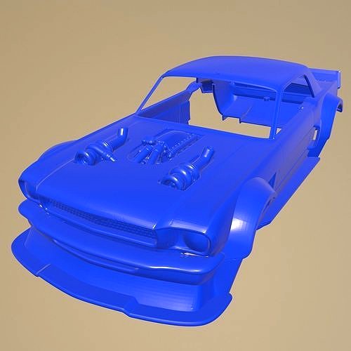 MUSTANG HOONICORN PRINTABLE CAR BODY | 3D model