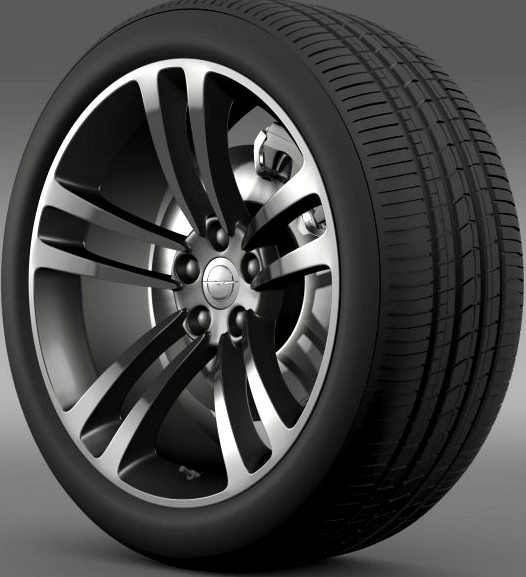 Chrysler 300 SRT8 Core wheel 3D Model