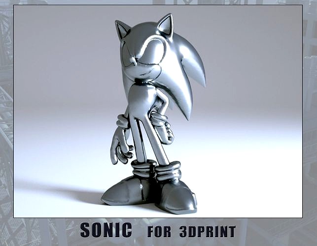 Sonic for 3Dprint | 3D