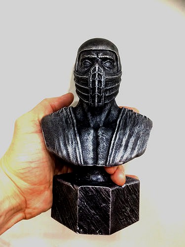 Scorpion 1995 bust 3D printable STL | 3D