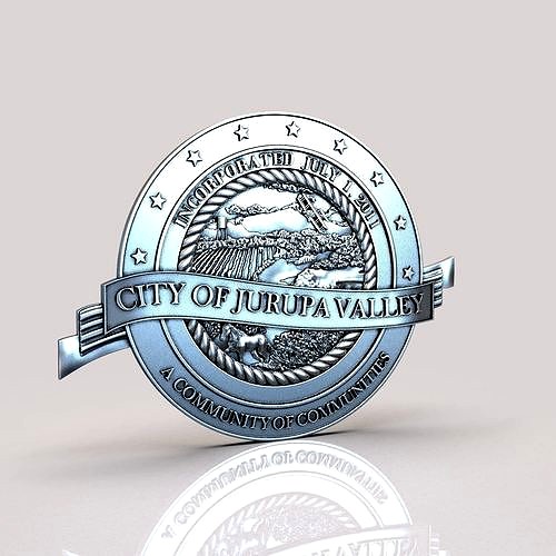 Jurupa City Seal | 3D