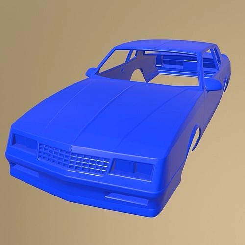 MONTE CARLO SS 1986 PRINTABLE CAR BODY | 3D