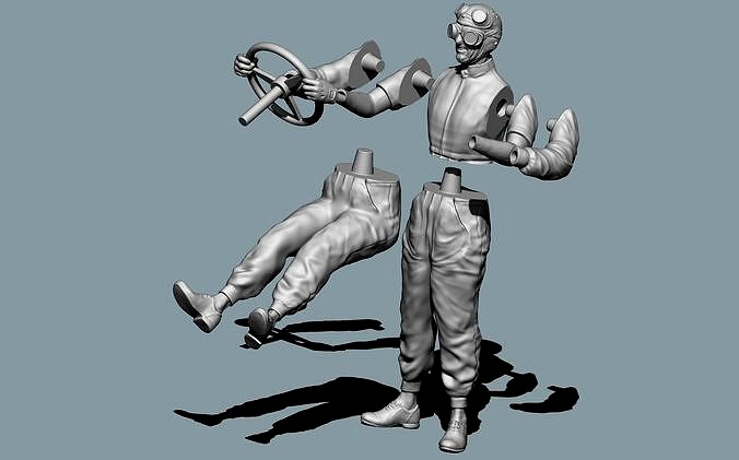 Tazio Nuvolari Driver | 3D