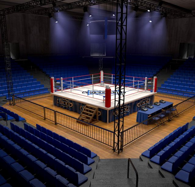 Boxing Stadium 3D Model