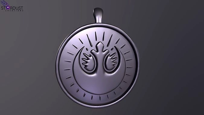 New Jedi Order Pendant magnet  | 3D