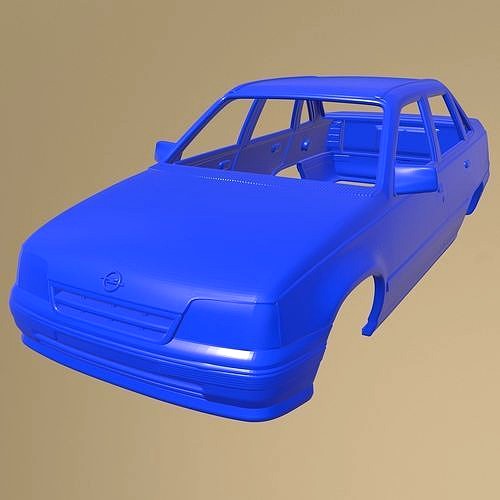 OPEL KADETT 1991 PRINTABLE CAR BODY | 3D