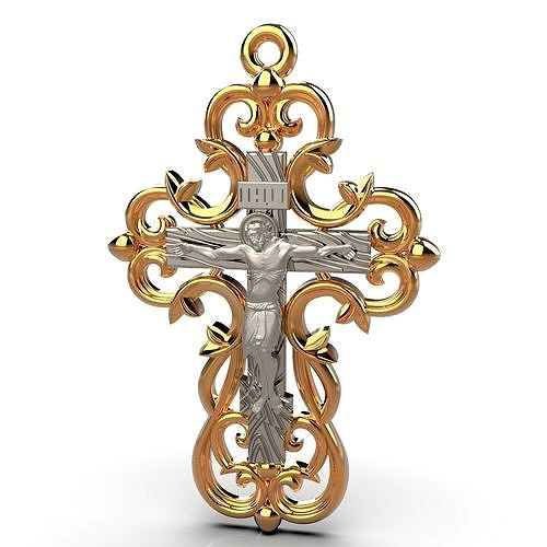 Openwork cross | 3D