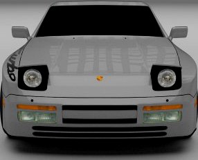 Porsche 944 Turbo S 3D Model
