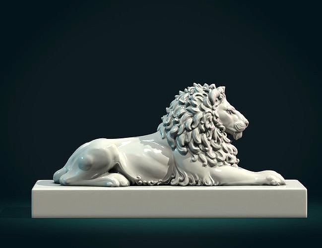 Lion Sculpture | 3D