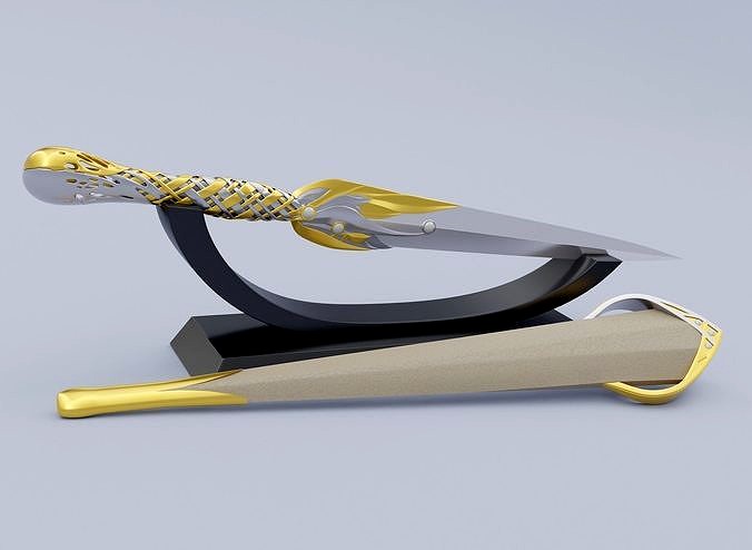 Galadriel Dagger from Rings of Power | 3D