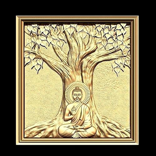 Buddha Photo Frame | 3D
