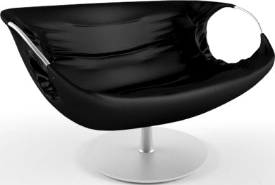 Smock armchair 3D Model