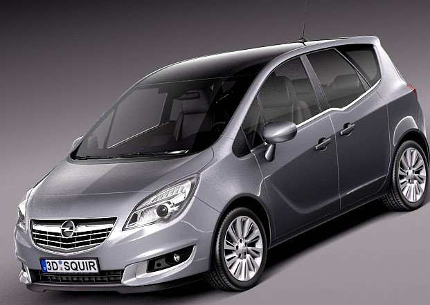 Opel Meriva 2014 3D Model
