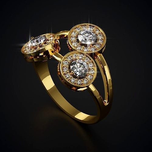 014 Ring Splinter Three | 3D