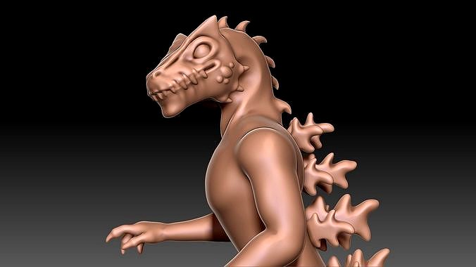 Godzilla for 3dprint | 3D
