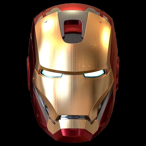 Ironman Mark 45B Helmet 3D Printable Model with Interior Details | 3D