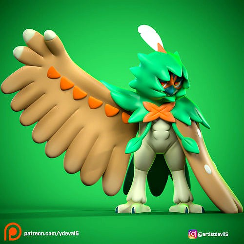 DECIDUEYE POKEMON | 3D