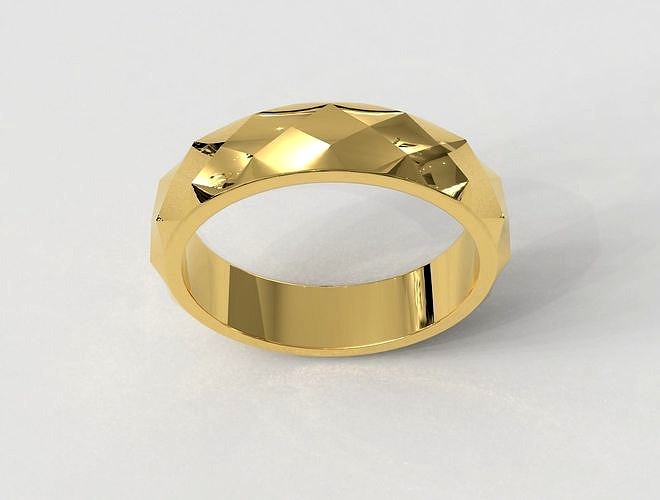 Faceted Ring | 3D