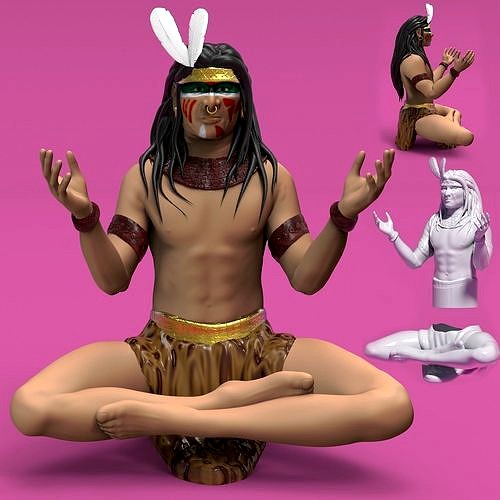 Native American - Piel roja | 3D