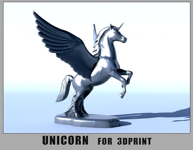 Unicorn for print | 3D