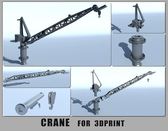 Crane for 3D print | 3D model