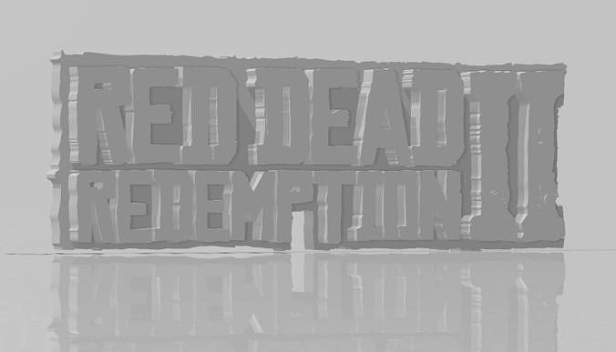 Red Dead Redemption 2 Logo | 3D model
