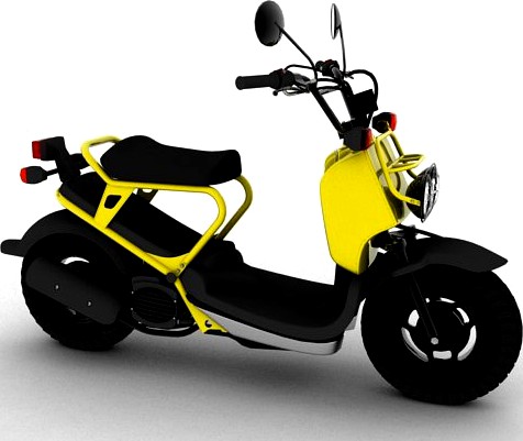 Honda Ruckus 2012 3D Model