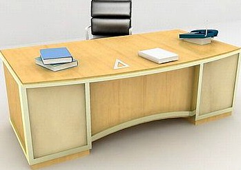 Vista Desk 3D Model