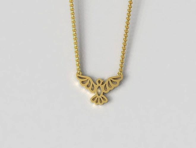 Holy Spirit Necklace | 3D