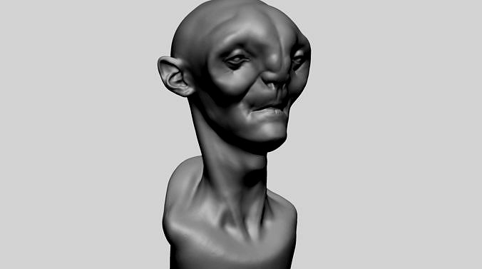 Creature Bust - Speed Sculpt B | 3D