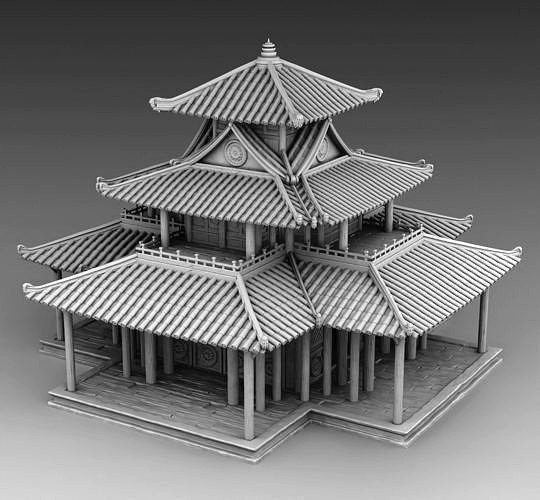 Chinese temple | 3D