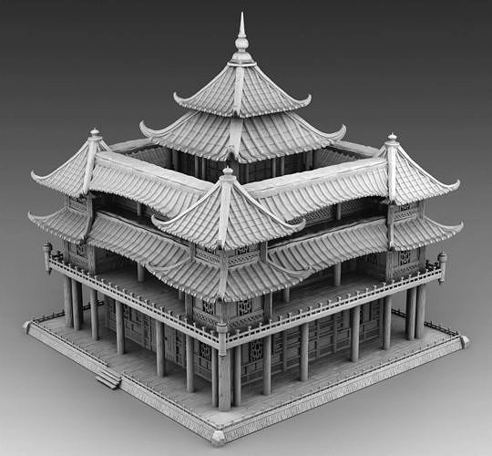 Chinese great palace | 3D
