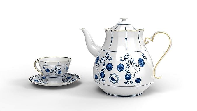 Tableware set  tea set | 3D