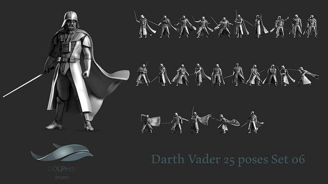 Darth Vader Figure Set 06 | 3D