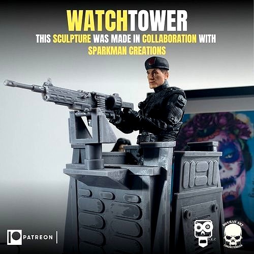 Watch Tower For Action Figures | 3D