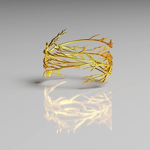 Gold ring | 3D