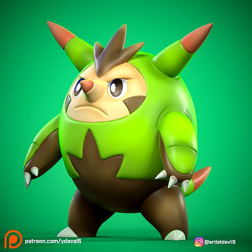 QUILLADIN POKEMON | 3D