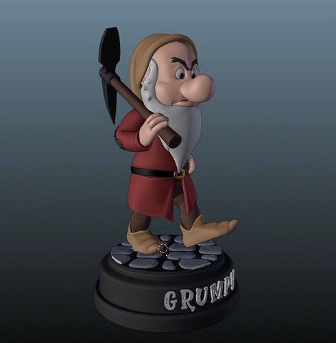 Grumpy the Dwarf | 3D