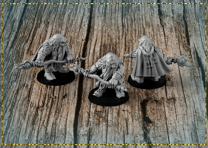 Dwarf Druid | 3D
