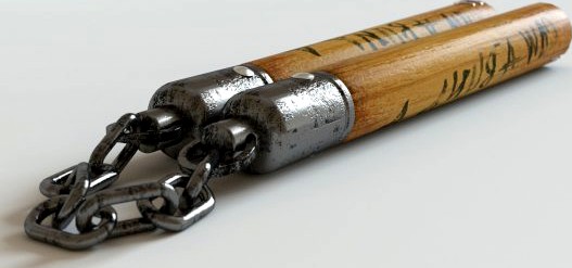 Nunchaku 3D Model