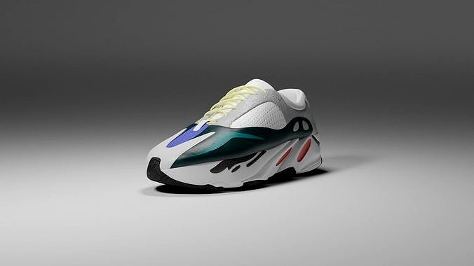 3d adidas Yeezy Boost 700 shoes | 3D
