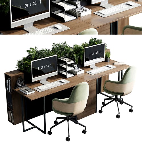 Office furniture - Plants Box Divider 01