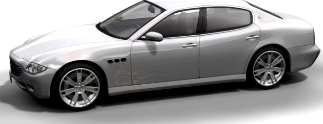 2005 Maserati Quattroporte 3D Model