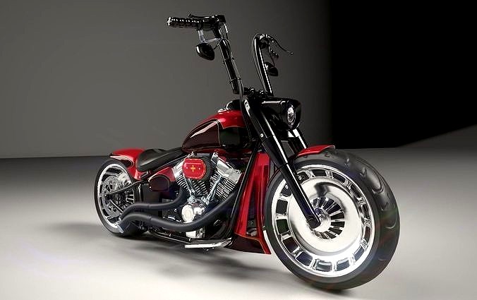 Big Custom Motorcyle