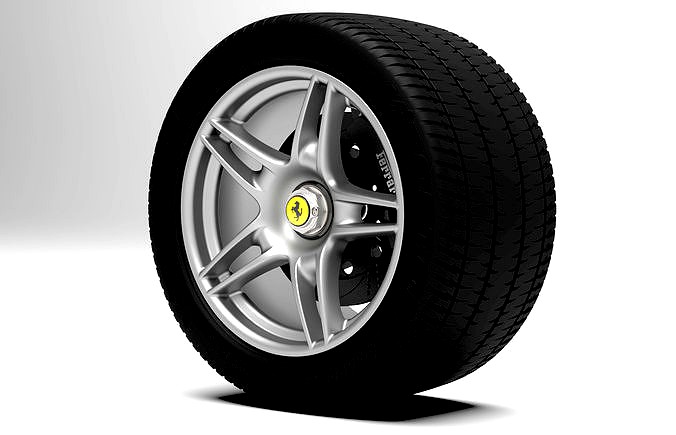 Ferrari Enzo rim wheel Tyre rear 13 x 19 BBS design