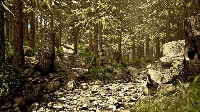 European French Forest Pack Unreal Engine 5