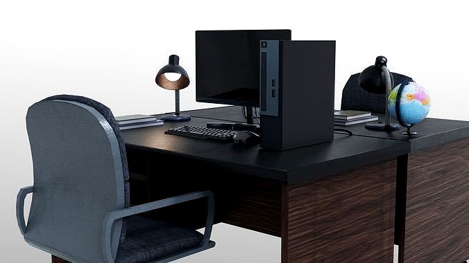 Office Desk with Computer set